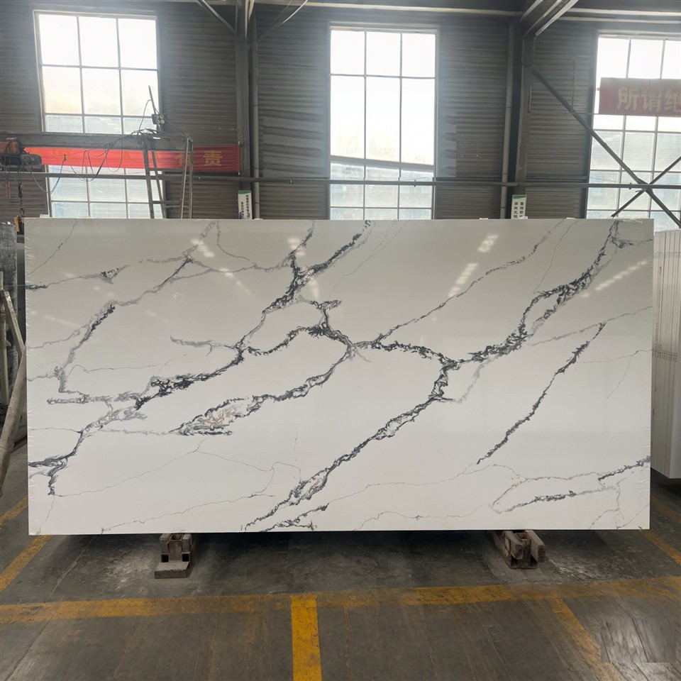 Carrara Quartz Slab