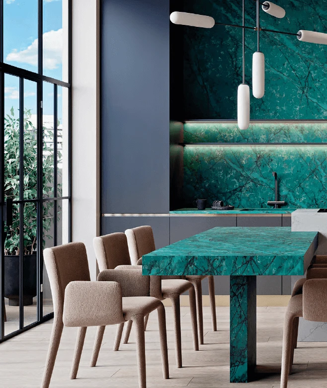 Exotic Quartz Tabletop